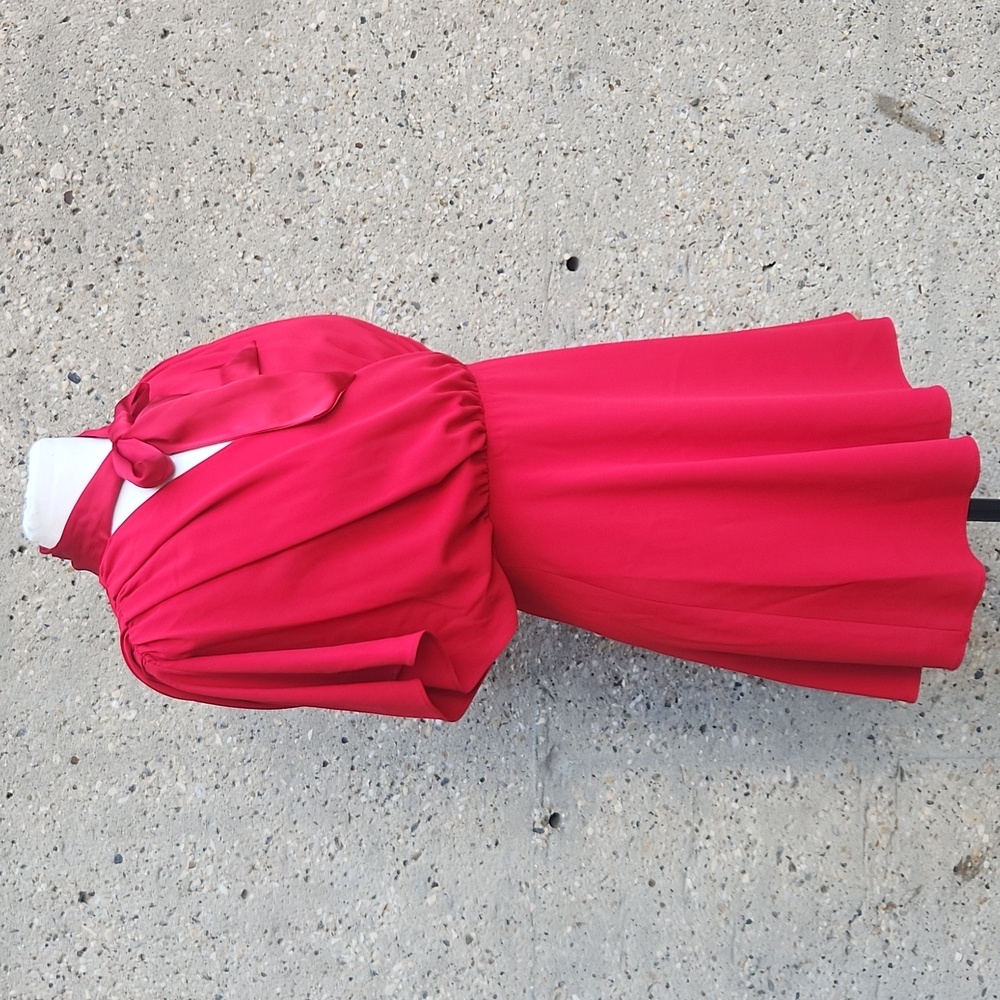 Alice + Olivia Red Mini Dress - Picture 4 of 12